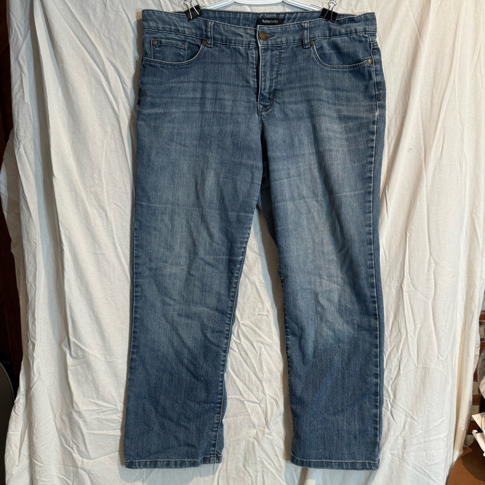 Relativity Denim Jeans in Mid Blue